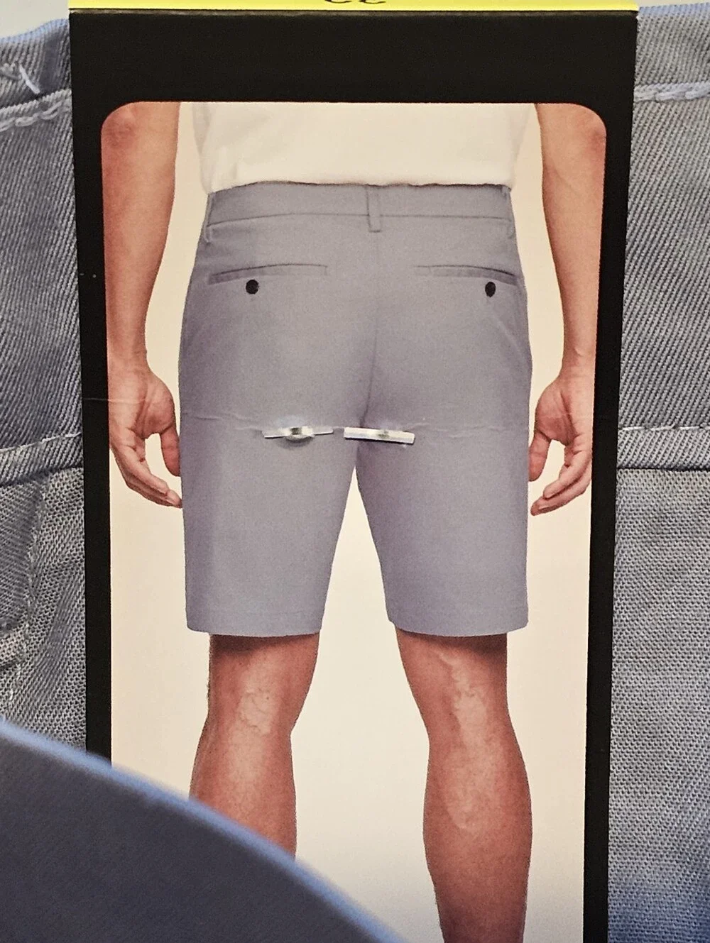 Banana Republic Stretch Chino Shorts Blue Size 32